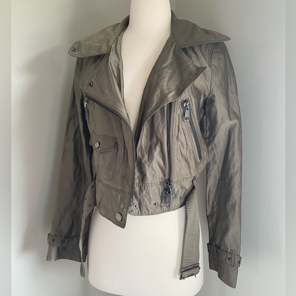 Burberry Prorsum Moto Jacket Retractable Hood - Picture 1 of 16